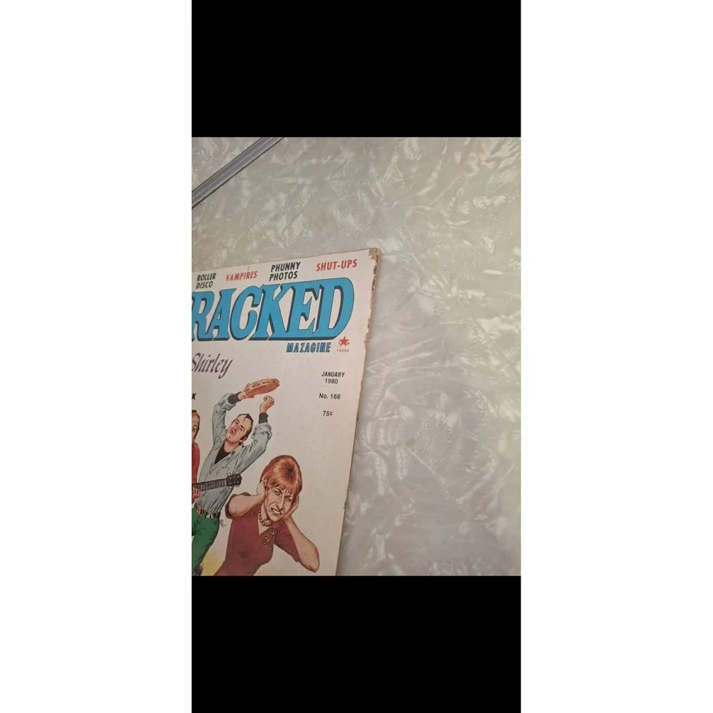 1980 CRACKED Magazine #166 G/VG 3.0 Laverne & Shirley / Jimmy Carter Mask